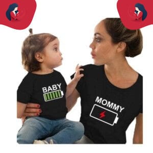 Tee shirt mère fille énergie