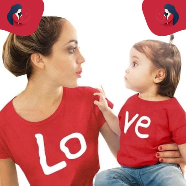 Tee shirt mère fille look maman et moi