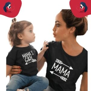 Tee shirt mère fille maman et moi