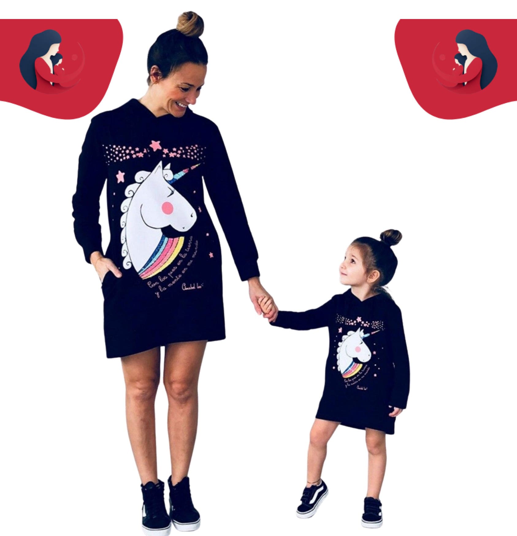 Robe Licorne Pour Mère Et Fille – Image 4